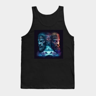 The Adventures of Synapse and Bloodblade Valheim Portraits Tank Top